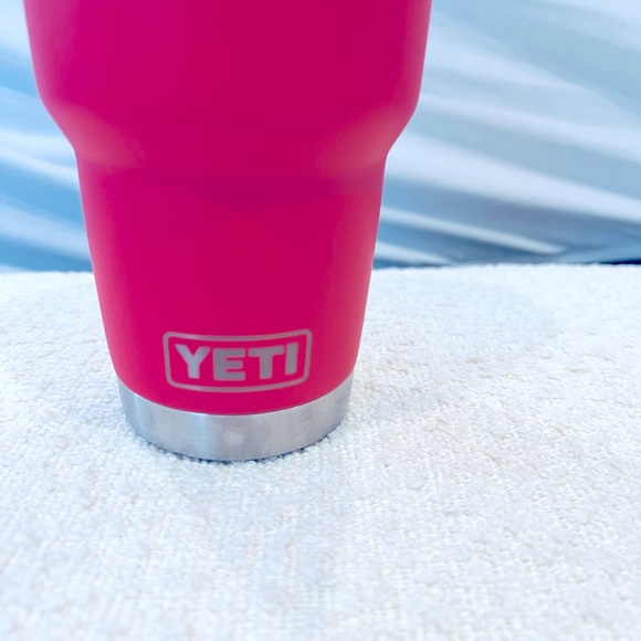 NWT YETI 30 ounce tumbler in sold out Bimini pink! - Picture 5 of 9